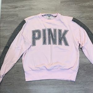 Pink sparkly sweater